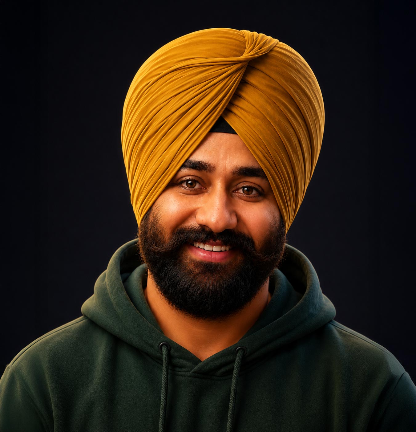 Portrait of Amar, UI/UX and brand designer